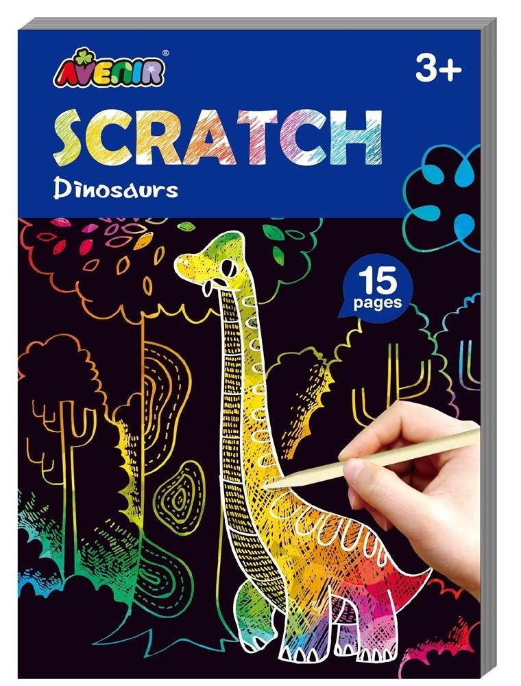 Avenir Dinók karckép könyv dinoszaurusz motívumba