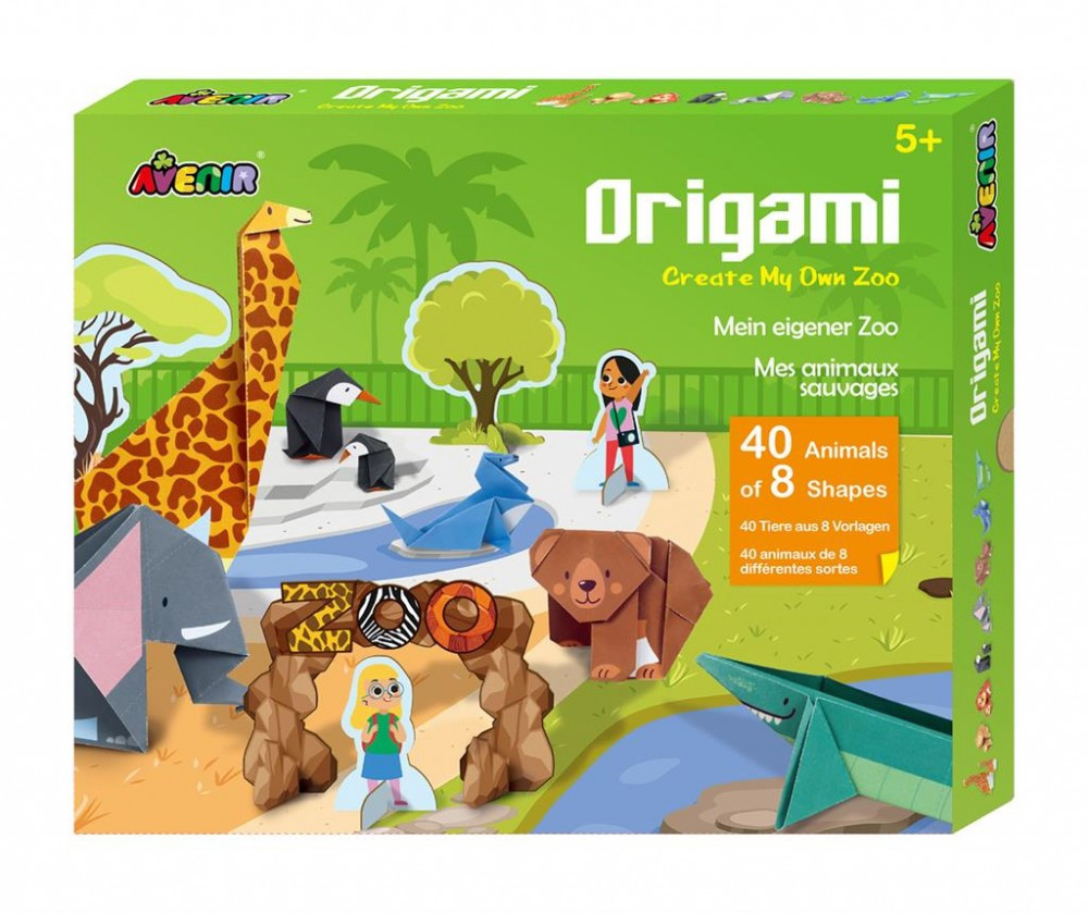 Avenir Kids origami állatok az állatkertben