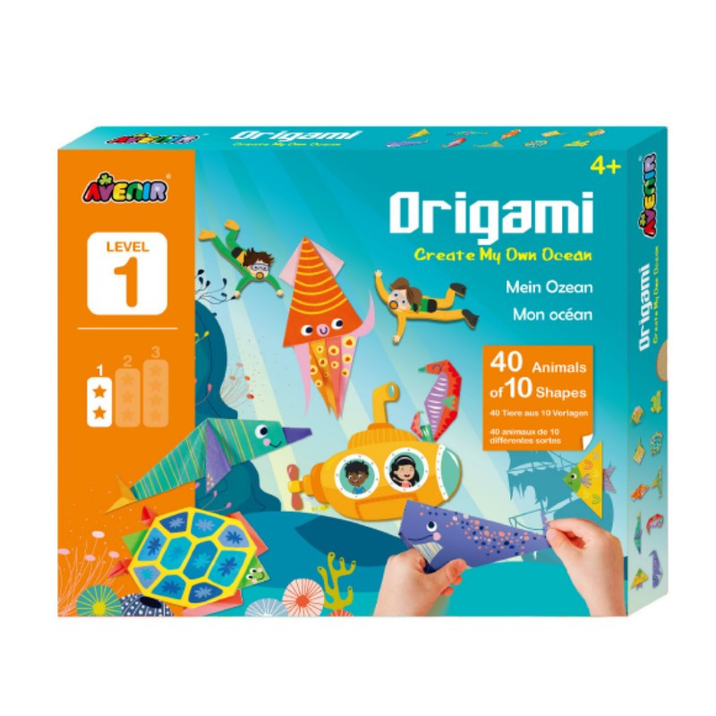 Origami készlet az óceán állataival