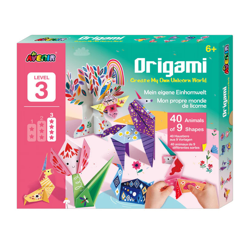 Origami készlet Unikornisok Avenir – csomagolás