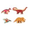 Formaillesztő, formaberakó - Színes dínók - Puzzlo Dino