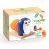 Djeco Formaillesztő - Pingvin 4 kerékkel - Penguin Basic