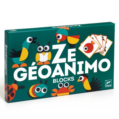 Djeco Képkirakó - Geometrikus állatképek - Ze Geoanimo