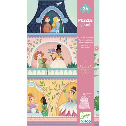 Óriás puzzle - A hercegnők kastélytornya, 36 db-os - The princess tower