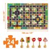 Óriás puzzle - A város, 24 db-os - The city