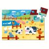 Djeco Formadobozos puzzle - Bocik és tehenek - The cows on the farm