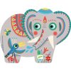 Djeco Formadobozos puzzle - Haathee, Asian elephant - 24pcs