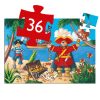 Djeco Formadobozos puzzle - Kalózok kincse - The pirate and his treasure