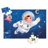 Formadobozos puzzle - Űrhajós a holdon, 36 db-os - An astronaut on the moon