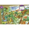 Djeco Megfigyeltető puzzle - Dinoszauruszok 100 db-os