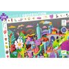 Djeco Megfigyeltető puzzle - Őrült város, 200 db-os - Crazy Town - 200 pcs - FSC MIX