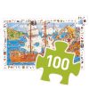 Djeco Megfigyeltető puzzle - Kalózok, 100 db-os - Pirates