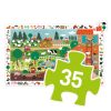 Djeco Megfigyetetlő puzzle - A farm, 35 db-os - The farm