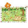 Djeco Megfigyeltető puzzle - Kisbarátok a kertben, 35 db-os - Little friends' garden - 35 pcs - FSC MIX