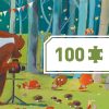 Művész puzzle - Erdei barátok, 100 db-os - Forest friends