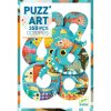 Művészeti puzzle - Polip, 350 db-os - Octopus