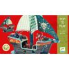 Építőjáték, Pop to play - Kalózhajó 3D - Pirate boat 3D