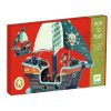 Építőjáték, Pop to play - Kalózhajó 3D - Pirate boat 3D
