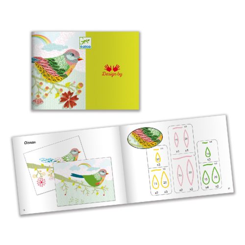 Művészeti műhely - Quilling díszítésű képek - Évszakok - Spiral seasons