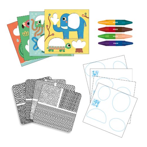 Mintázatok zsírkrétával - Magali barátai - Magali's friends