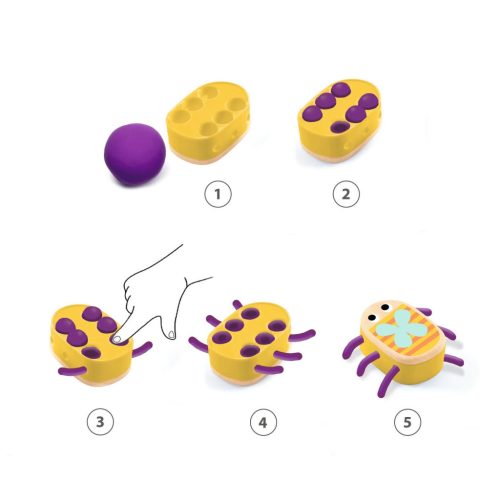 Gyurmaformázó készlet - Bogaras - Myplastibugs