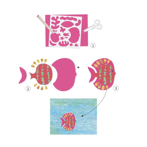 Művészeti műhely - Óceán - Design with paper