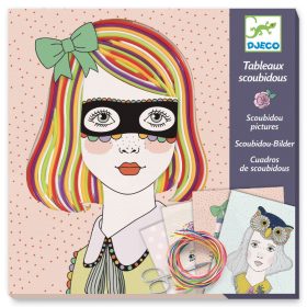   Scoubidou fonalas képkészítés - Frizurák kreatívan - Vibrant hairdos