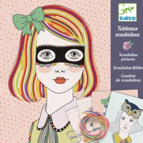   Scoubidou fonalas képkészítés - Frizurák kreatívan - Vibrant hairdos