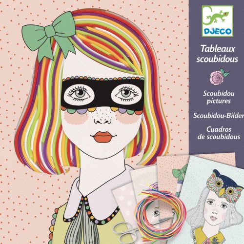 Scoubidou fonalas képkészítés - Frizurák kreatívan - Vibrant hairdos