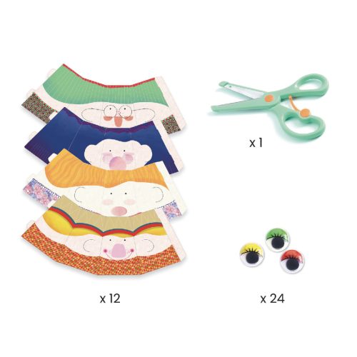 Kreatív műhely - Nyissz-nyissz formák - Snip snip, characters