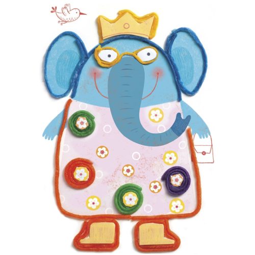 Viaszos zsinórkép készítés - Filoména és barátai - Filoméne and her friends