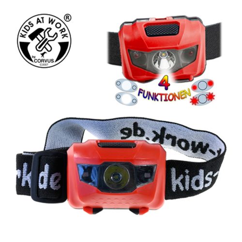 Fejlámpa LED-es, 1 W, ÚJ - STIRNLAMPE 1 WATT LE