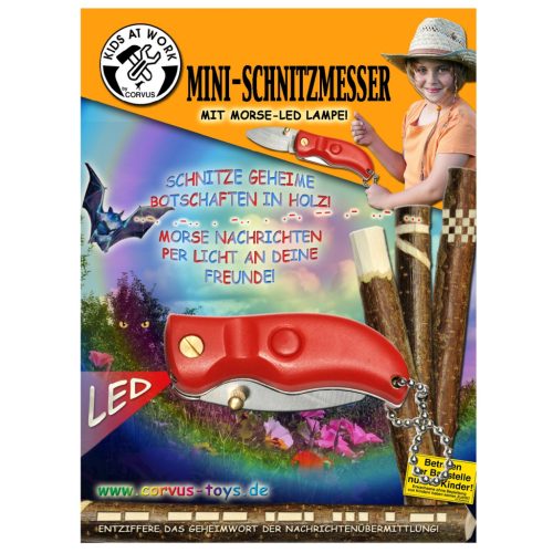 Kids at Work Mini faragókés, kulcstartó