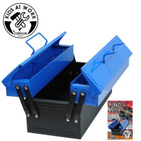 Szerszámkészlet acél szerszámosládában - 12 részes