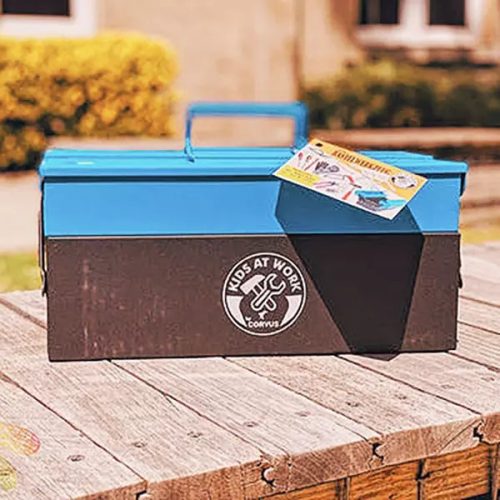 Szerszámkészlet acél szerszámosládában - 12 részes