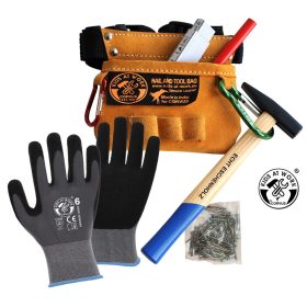   Szerszámkészlet - bőr szerszámtáskával, övvel - mini 02