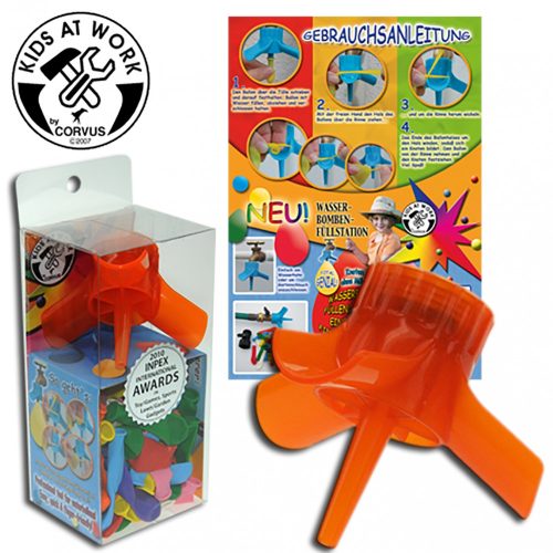 Vizibomba töltöállomás + 80 db lufi