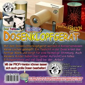 Konzervdoboz-lámpás készítő - profi