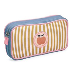   Tolltartó két rekesszel sok zsebbel - Alma - Apple stationery kits