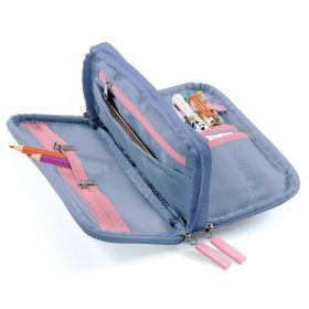   Tolltartó két rekesszel sok zsebbel - Alma - Apple stationery kits