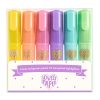 Djeco: Lovely Paper Szövegkiemelő mini toll készlet 6 pasztell színben - 6 mini pastel highlighters