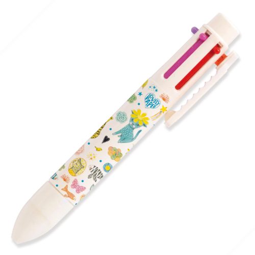 Hatszínű golyóstoll - Elodie rainbow pen 6 colors