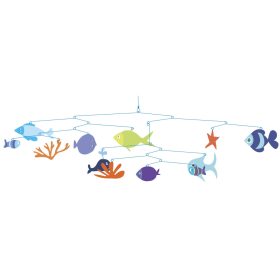 Szélmobil függődísz - A tenger világa - Marine world