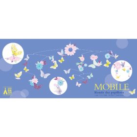   Szélmobil függődísz - Pillangó forgatag - Butterfly twirl