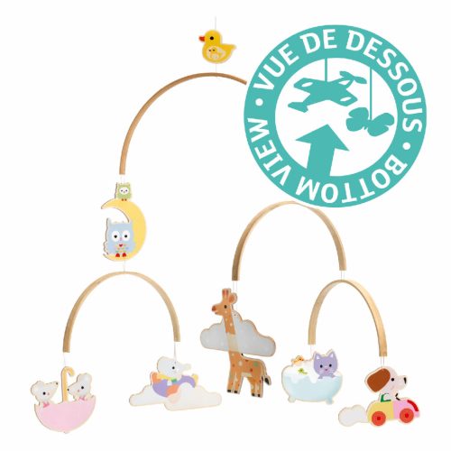 Szélmobil függődísz - Állatkölykök - Baby animals