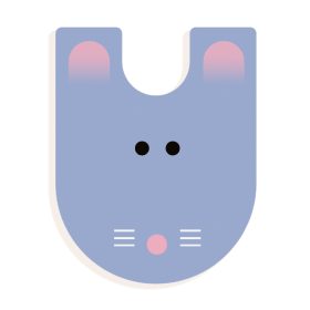 Állatdekor betű - U - Graphic animal letter