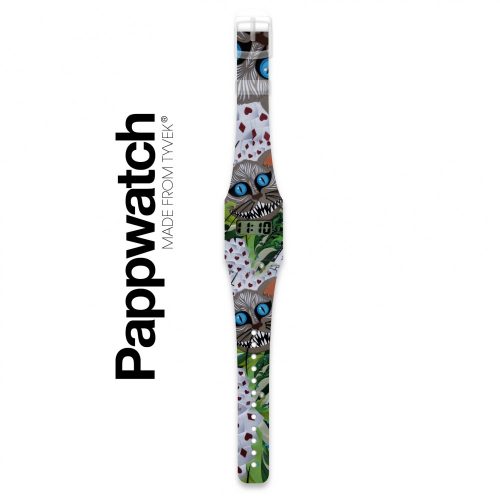 Papír karóra - GRINSEKATZE -  Pappwatch