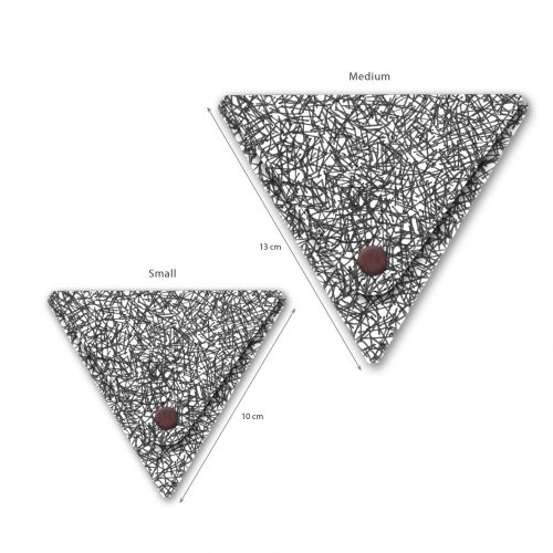 Háromszög pénztárca - WILD STROKES - Triangle Purse Small
