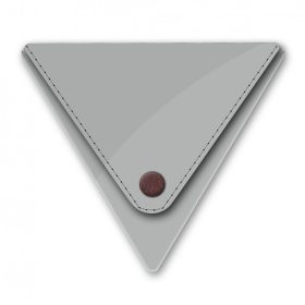   Háromszög pénztárca - SILBER / METALLIC - Triangle Purse Small
