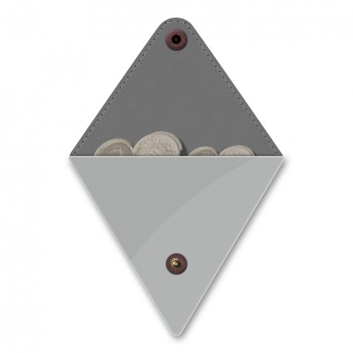 Háromszög pénztárca - SILBER / METALLIC - Triangle Purse Small